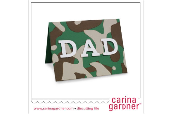 A2 Dad Camo Card: Premium Design Assets for Creative Professionals
