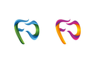 Letter Fd Dental Logo: A 3D Identity for Modern Clinics
