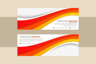 Orange Horizontal Banner Papercut Designs